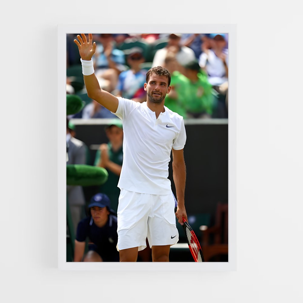 Poster L'Attitude de Grigor – affiche Tennis (vue 3)